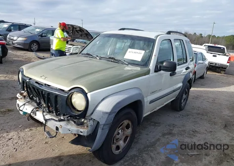 2003 Jeep Liberty Sport из США, поврежденный, VIN 1J4GK48K93W629158